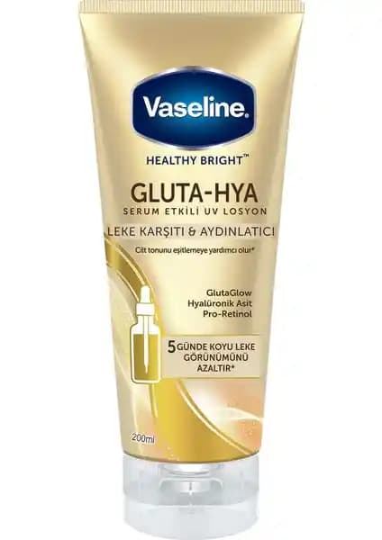 Vaseline Gluta Hya Serum Etkili UV Losyonu: Cilt Aydınlatıcı ve Nemlendirici Özellikleri
