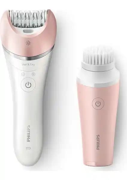 Islak ve kuru kullanımlı Philips Satinelle Advanced BRP545/00: Epilatör yüz temizleyici
