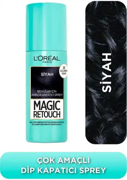 L’Oréal Paris Magic Retouch Beyaz Dipleri Kapatıcı Püskürtme Siyah: Kullanım Rehberi