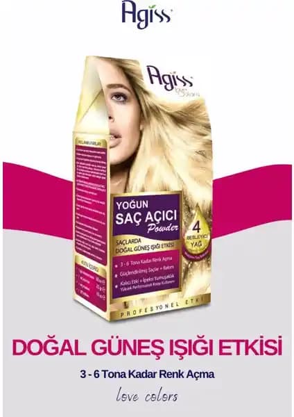 Agiss Yoğun Saç Açıcı: Doğal Güneş Işığıyla Güçlü ve Güvenilir Saç Açma Deneyimi