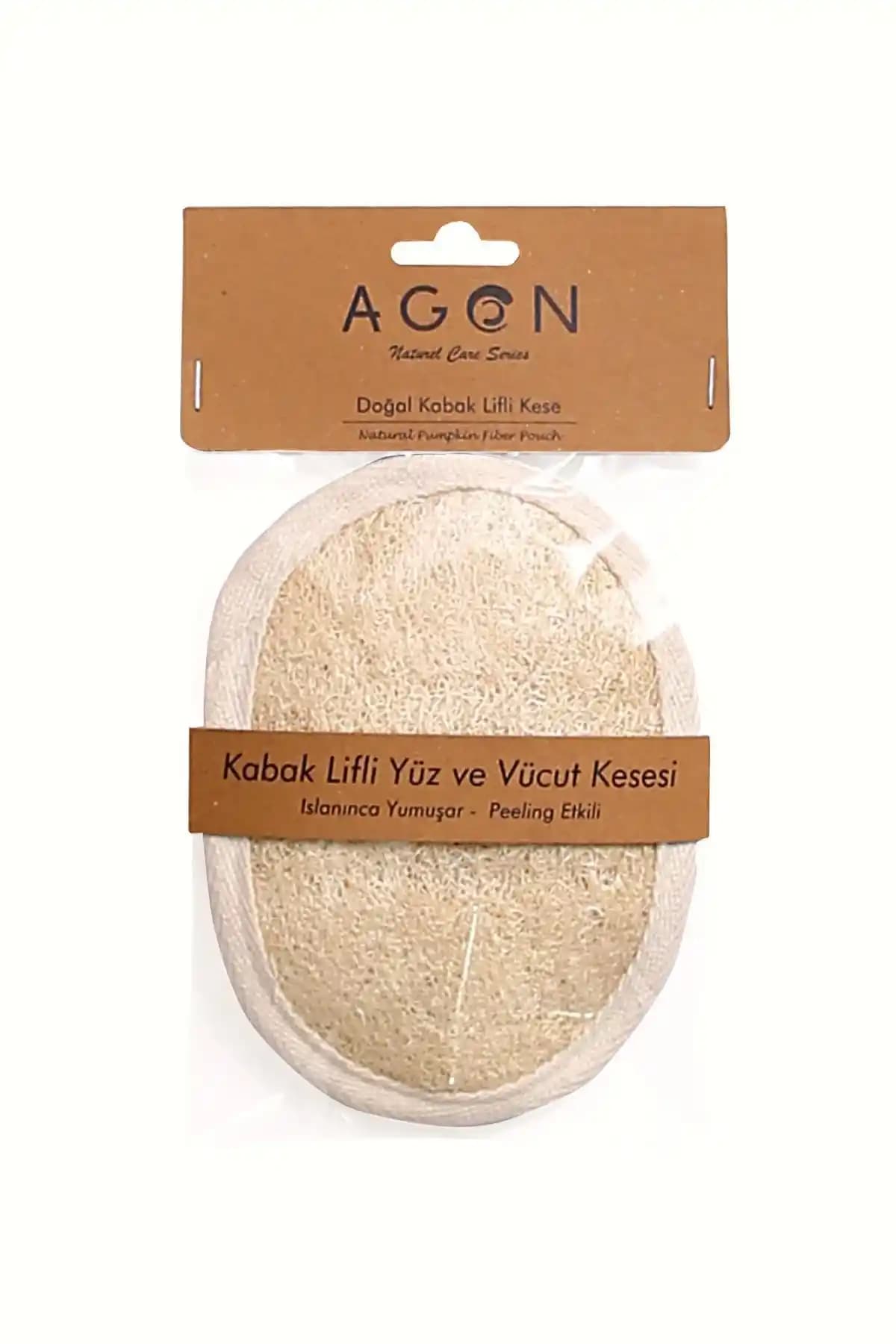 Agon Kabak Lifli Yüz ve Vücut Kesesi Doğal Temizlik ve Cilt Bakımında Yenilikçi Çözüm