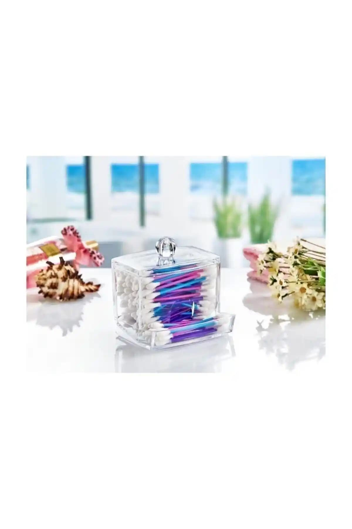 Akay Plastik AK506 Kulak Temizleme Çubuğu Organizeri: Şık ve Pratik Saklama Çözümü