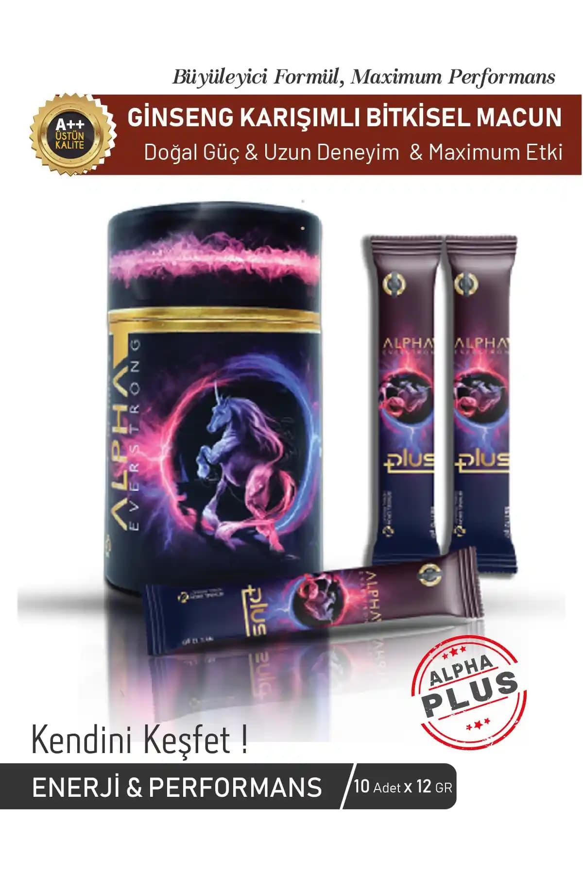 ALPHA EVERSTRONG Alpha Plus Ginseng Macun: Doğal Enerji Kaynağı ve Günlük Canlılık Artırıcı Ürün