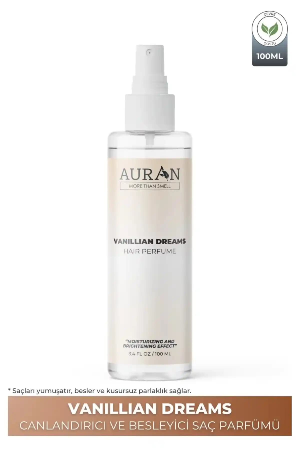 AURAN Vanilya Saç Parfümü: Doğal Bakım ve Kalıcılık Sağlayan Saç Spreyi