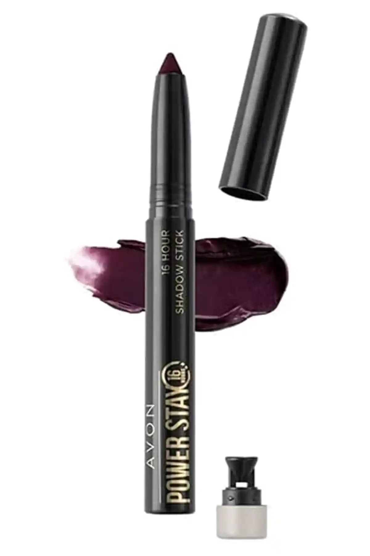 Avon Power Stay Shadow Stick Kalem Far Statement Berry ile Şık ve Kalıcı Göz Makyajı