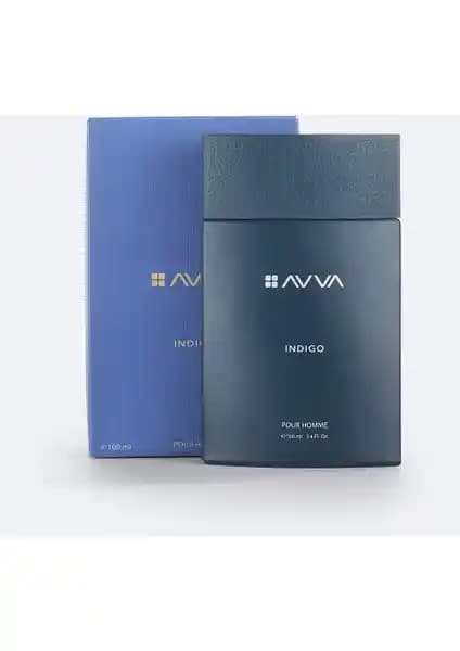 AVVA Erkek İndigo Parfüm 100 ml Hediye Kutusu ile Şıklık ve Zarafetin Simgesi