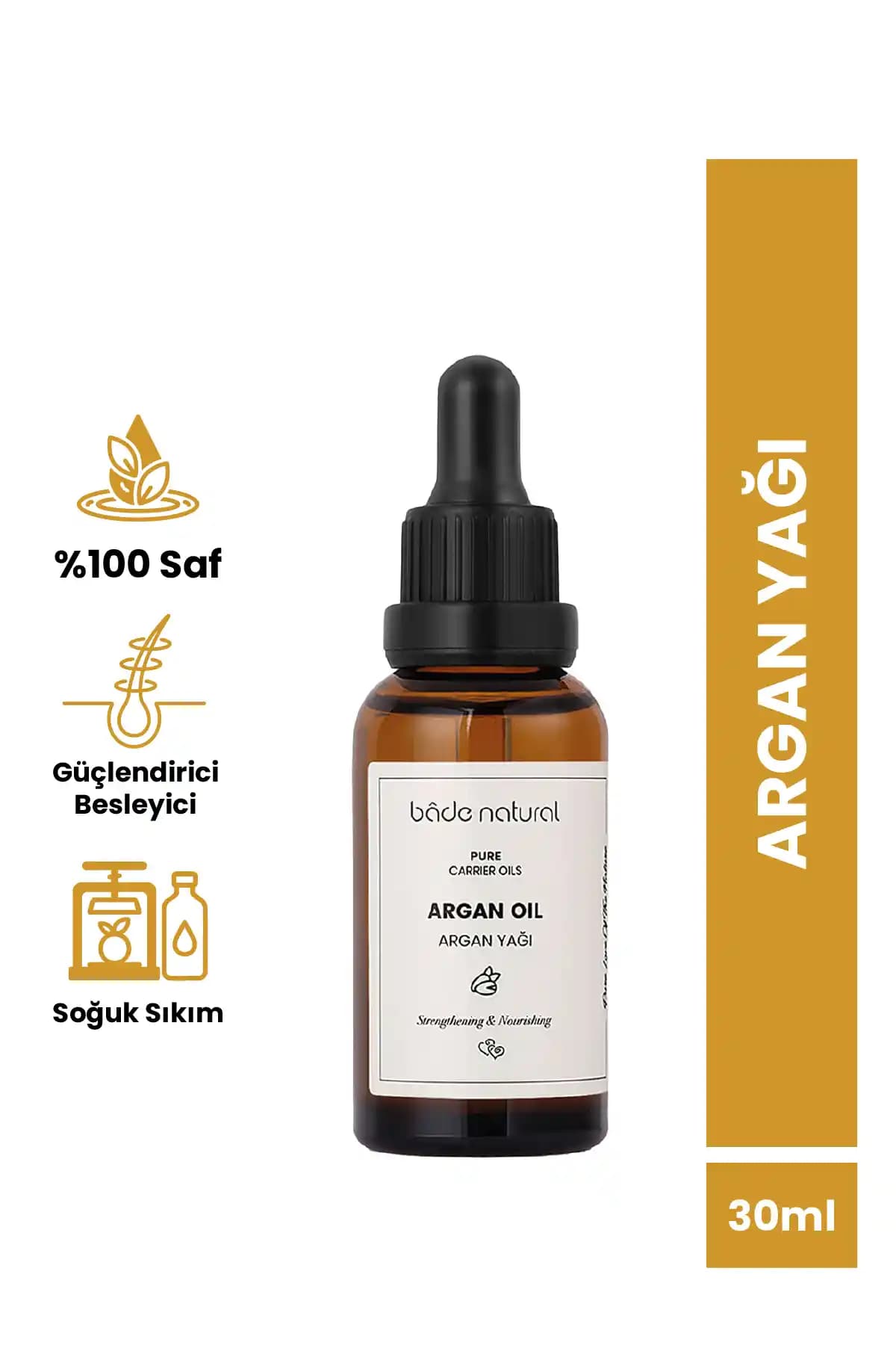 Bade Natural Argan Yağı: Doğal İçeriklerle Güçlendirilmiş Çok Yönlü Bakım Ürünü