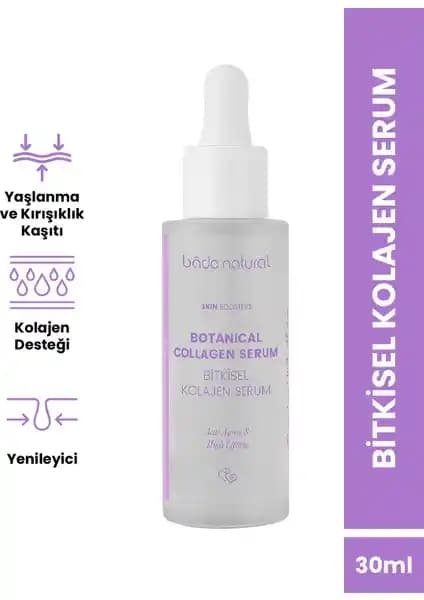 Bade Natural Bitkisel Kolajen Yüz Serumu: Doğal İçeriklerle Genç ve Sağlıklı Cilt Bakımı
