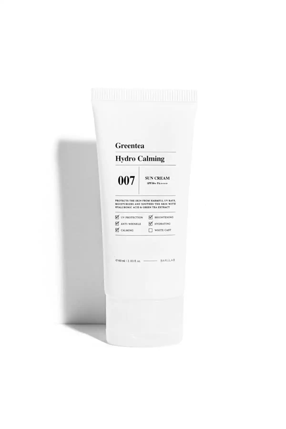 Barulab Yeşil Çay Hydro Calming Güneş Kremi SPF 50+ PA++++ Doğal Cilt Koruma ve Nemlendirme