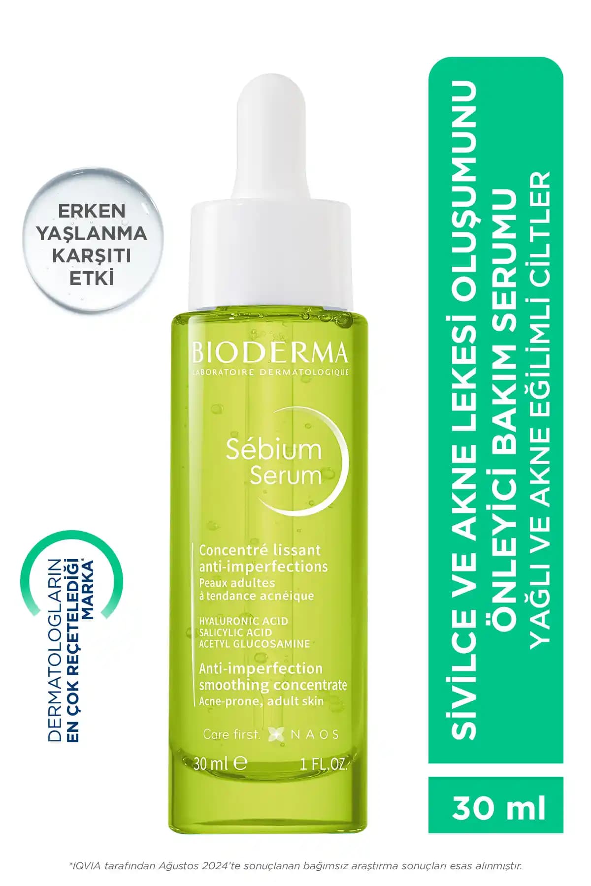 Bioderma Sebium Serum Akne ve Yağlı Ciltler İçin Güvenilir Çözüm