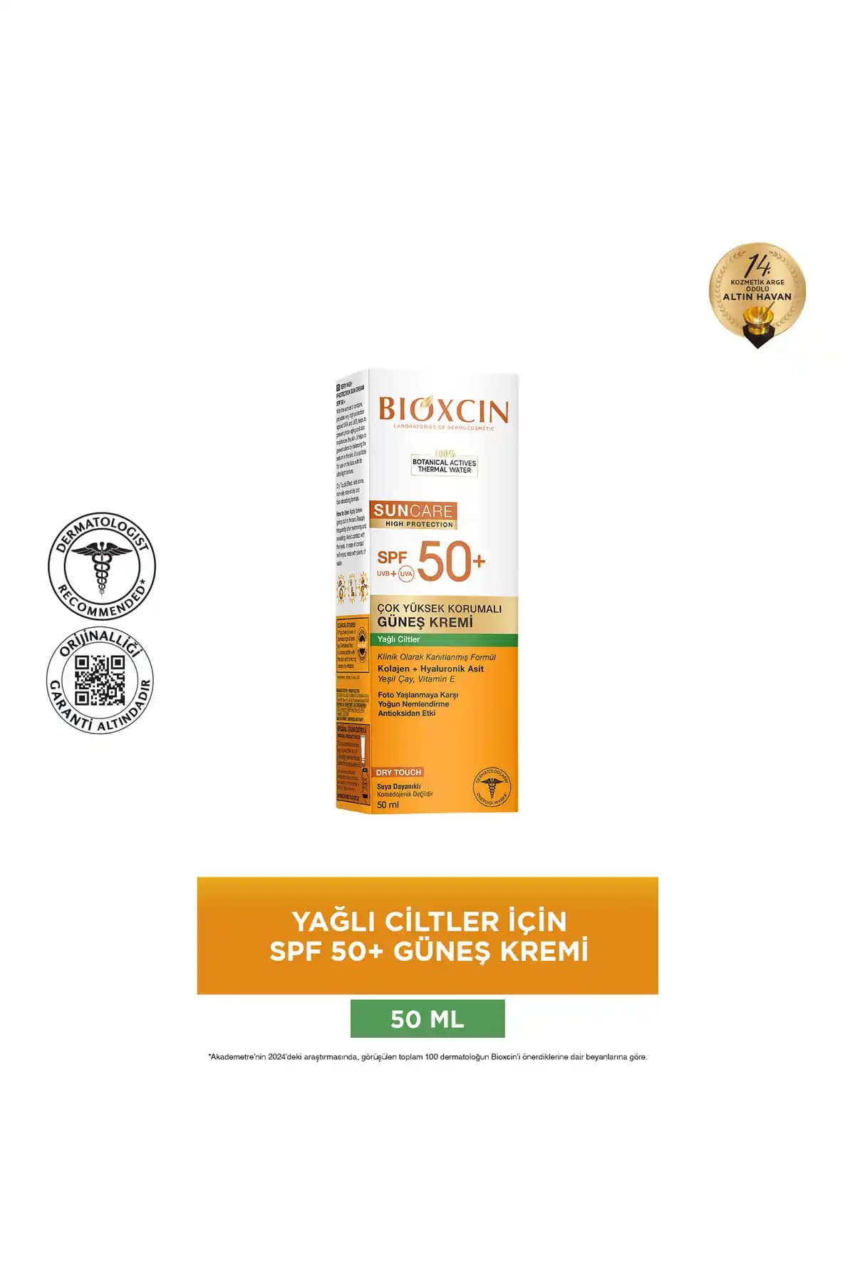 Bioxcin Sun Care SPF 50 Güneş Koruyucu Kremi: Yüksek Koruma ve Cilt Dostu Özellikler