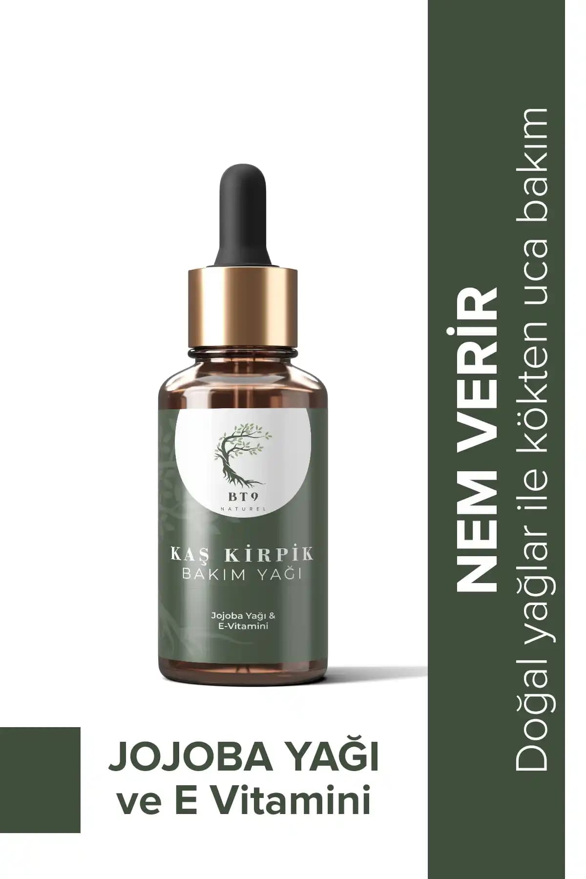 BT9 Naturel Kaş ve Kirpik Bakım Yağı: Doğal İçeriklerle Güçlendirilmiş Uzama ve Sağlık
