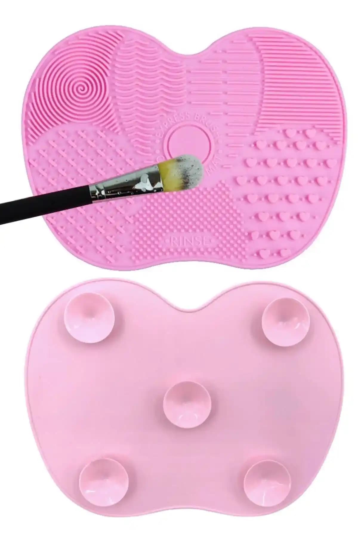 Buffer Pratik Makyaj Fırçası Temizleme Matı Hijyen ve Kolaylık Sunar