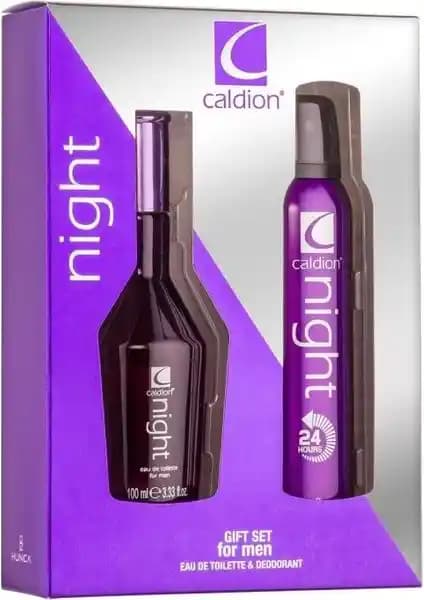 Caldion Night Erkek Parfümü ve Deodorant Seti: Kalıcı ve Çekici Kokularla Tarzınızı Tamamlayın