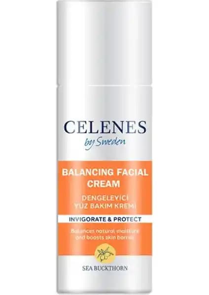 Celenes By Sweden Sea Buckthorn Yüz Kremi Yağlı ve Karma Ciltler İçin Doğal Nemlendirici