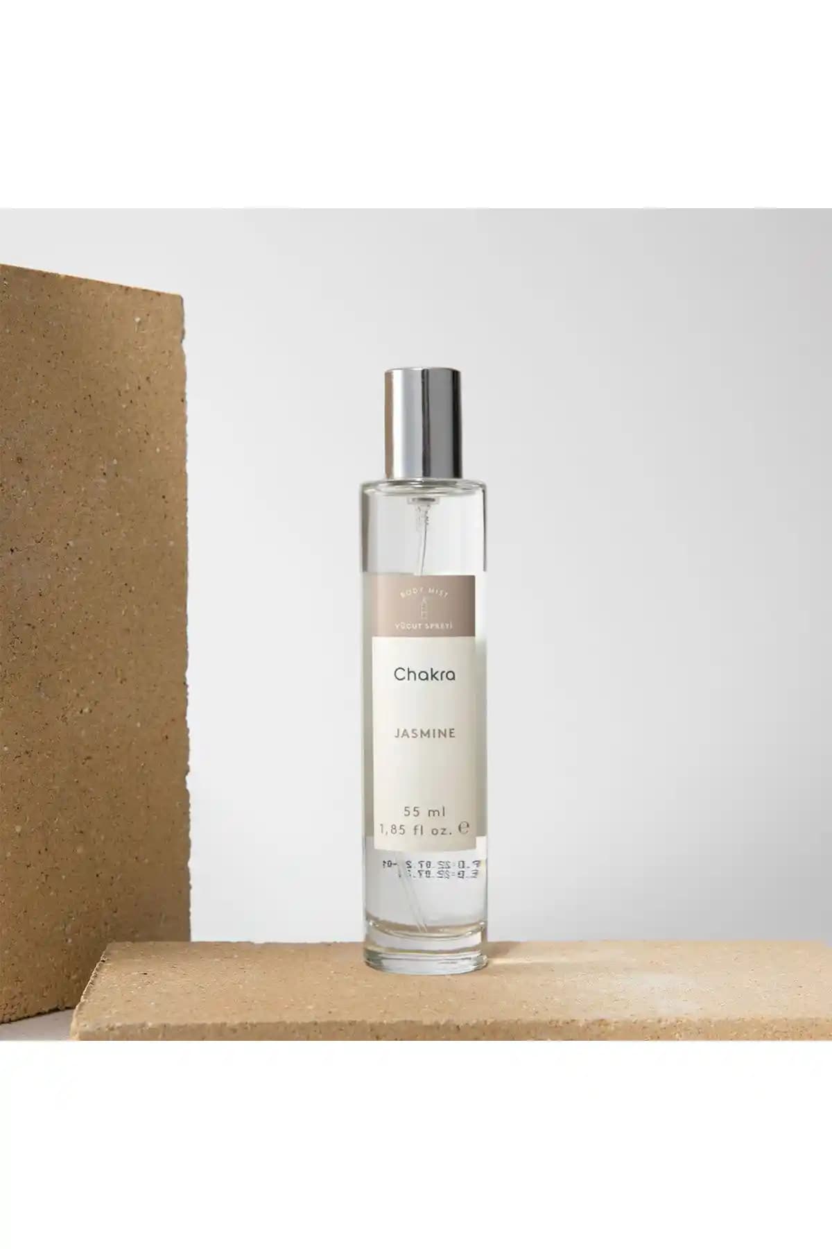 Chakra Jasmine Vücut Spreyi 55 ml Doğal Çiçek Esintisi ve Ferahlatıcı Koku