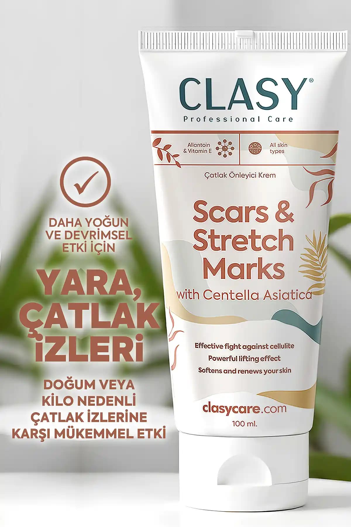 Clasy Care Yara ve Çatlak İzleri Azaltıcı ve Önleyici Krem - Cilt Sağlığını Destekleyen Formül