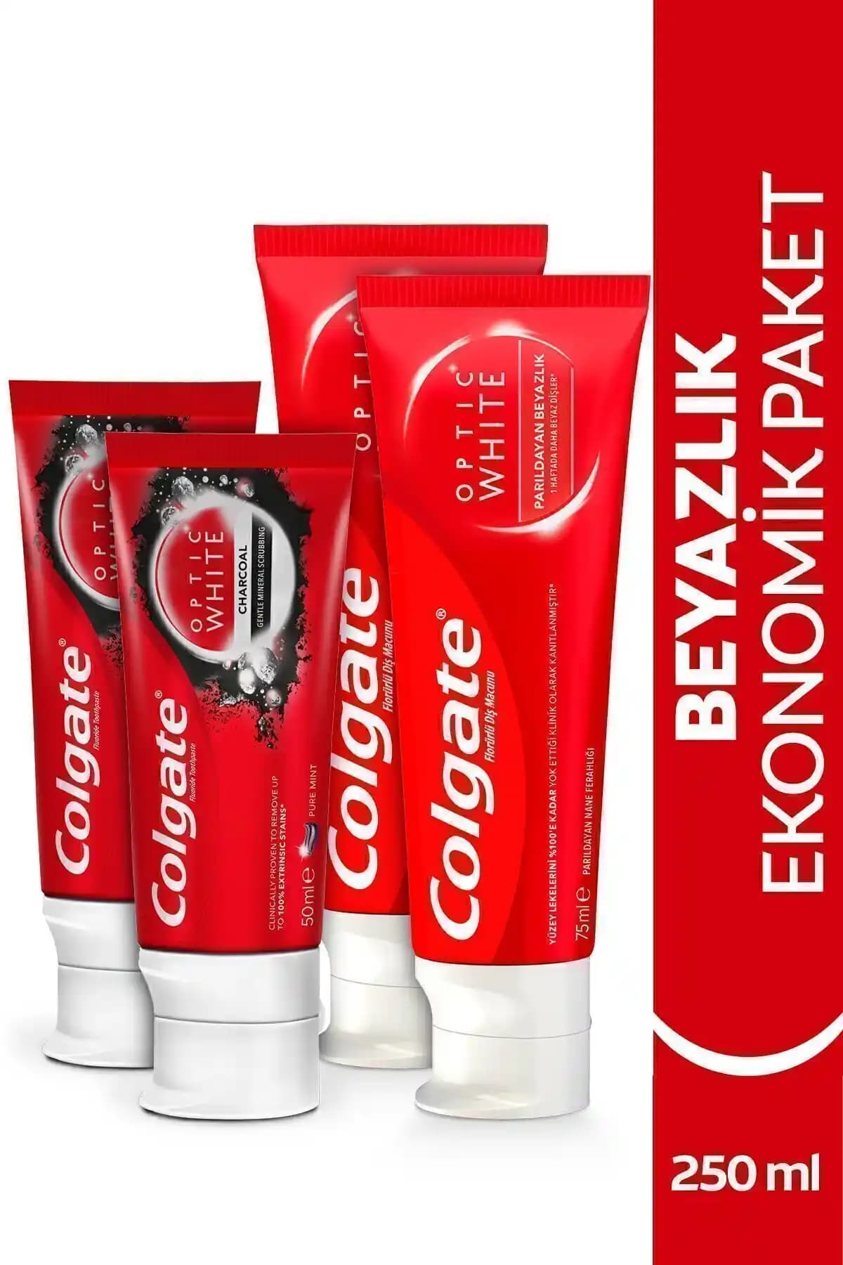 Colgate Optic White Aktif Kömür ve Beyazlık Diş Macunu Seti ile Günlük Diş Bakımında Yeni Dönem