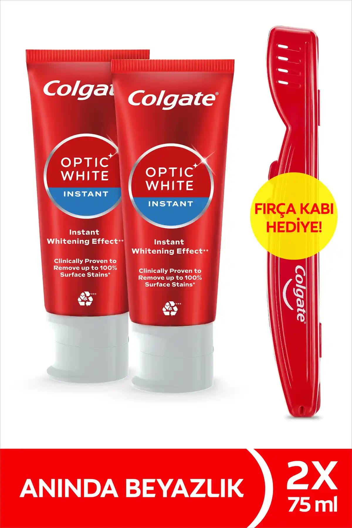 Colgate Optic White Anında Beyazlık Diş Macunu ile Parlak ve Sağlıklı Gülüşler