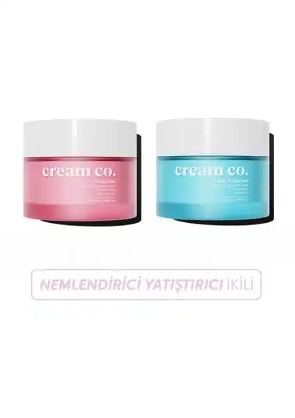 Cream Co. Ayınlatıcı ve Yatıştırıcı Su Bazlı Nemlendirici Yüz Kremi İkili Seti İncelemesi