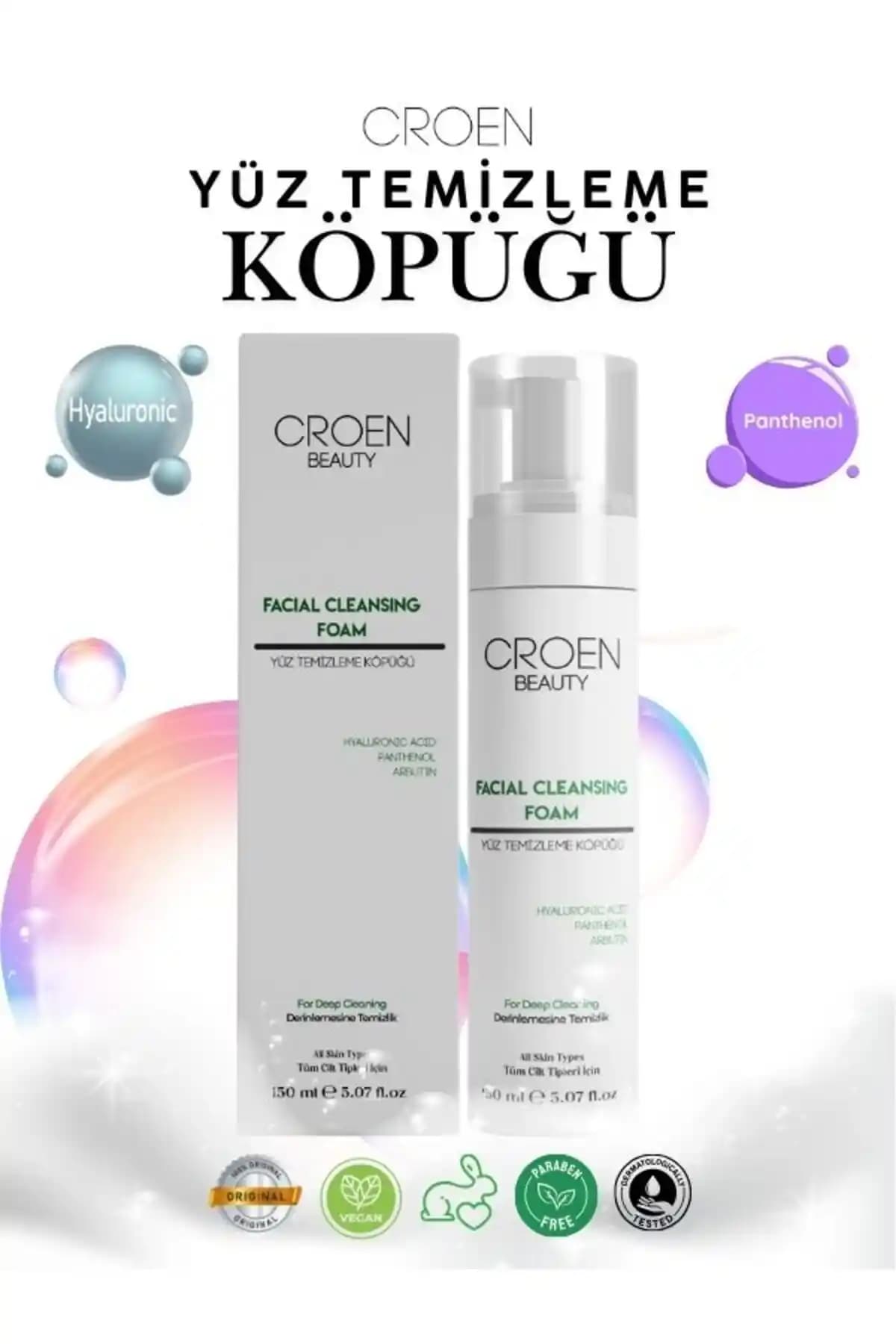 Croen Beauty Ay<dı>nlatıcı ve Arın<dı>rıcı Yüz Temizleme Köpüğü İncelemesi ve Kullanıcı Yorumları