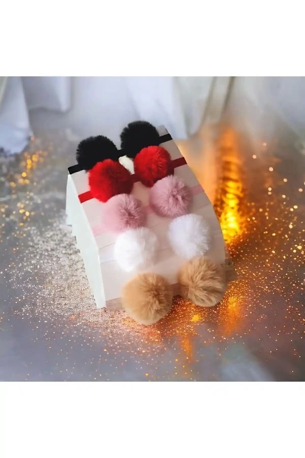 Damlakids Kız Çocuk ve Bebekler İçin Renkli ve Konforlu 5'li Bandana Seti