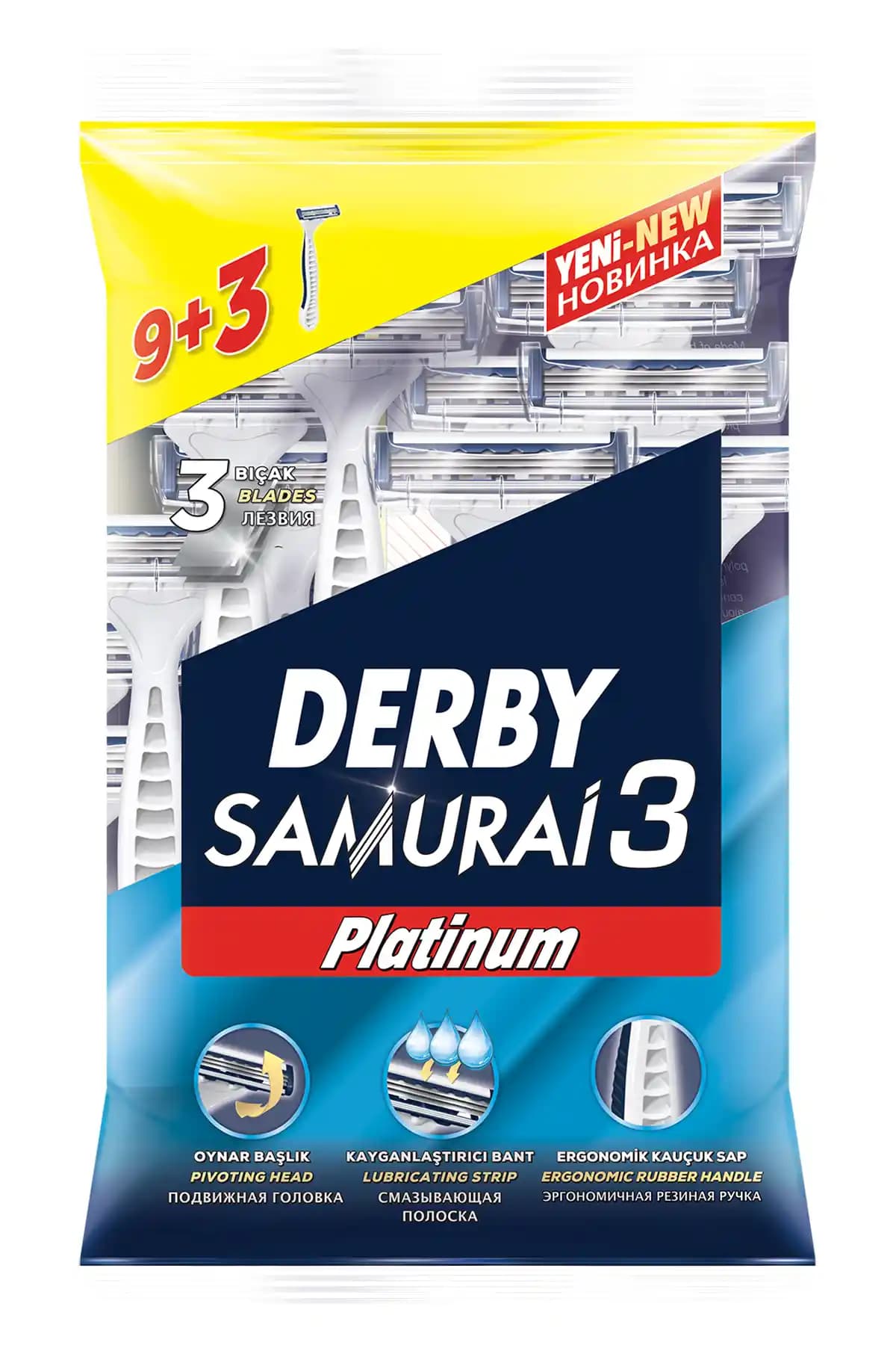 Derby Samurai 3 Platinum Tıraş Bıçağı: Konfor ve Performansın Birleşimi