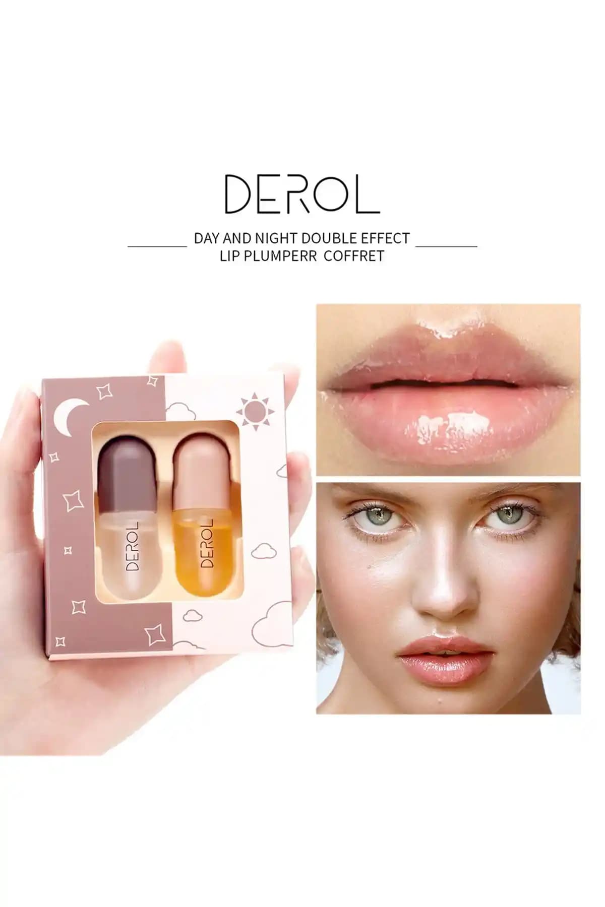 DEROL Dudak Bakım Seti: Nemlendirici ve Dolgunlaştırıcı Özellikleriyle Günlük Kullanım