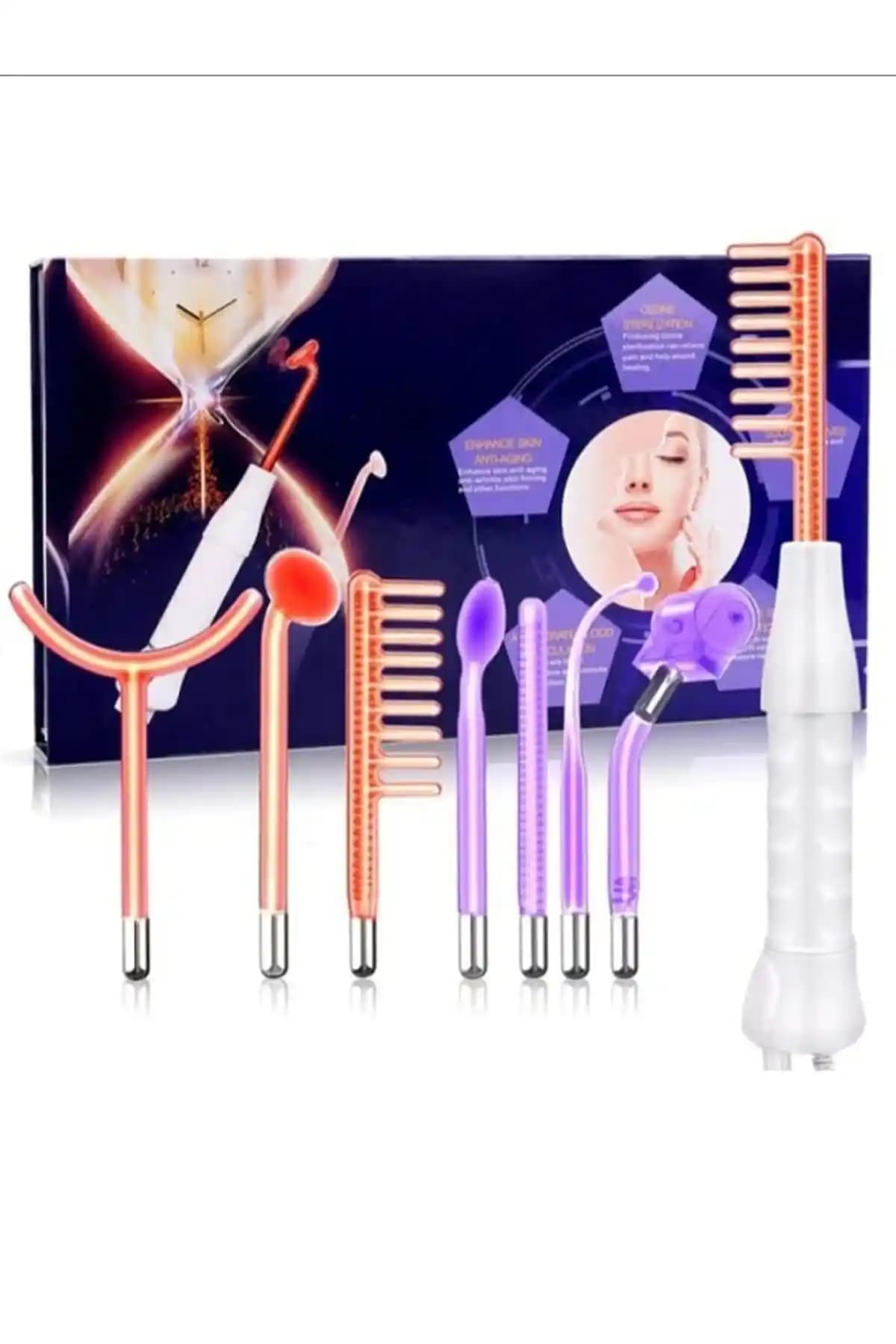 DİZAYNSHOP NEON VE ARGON 7 PROBLU Yüksek Frekans Cilt Bakım Cihazı Detaylı İnceleme