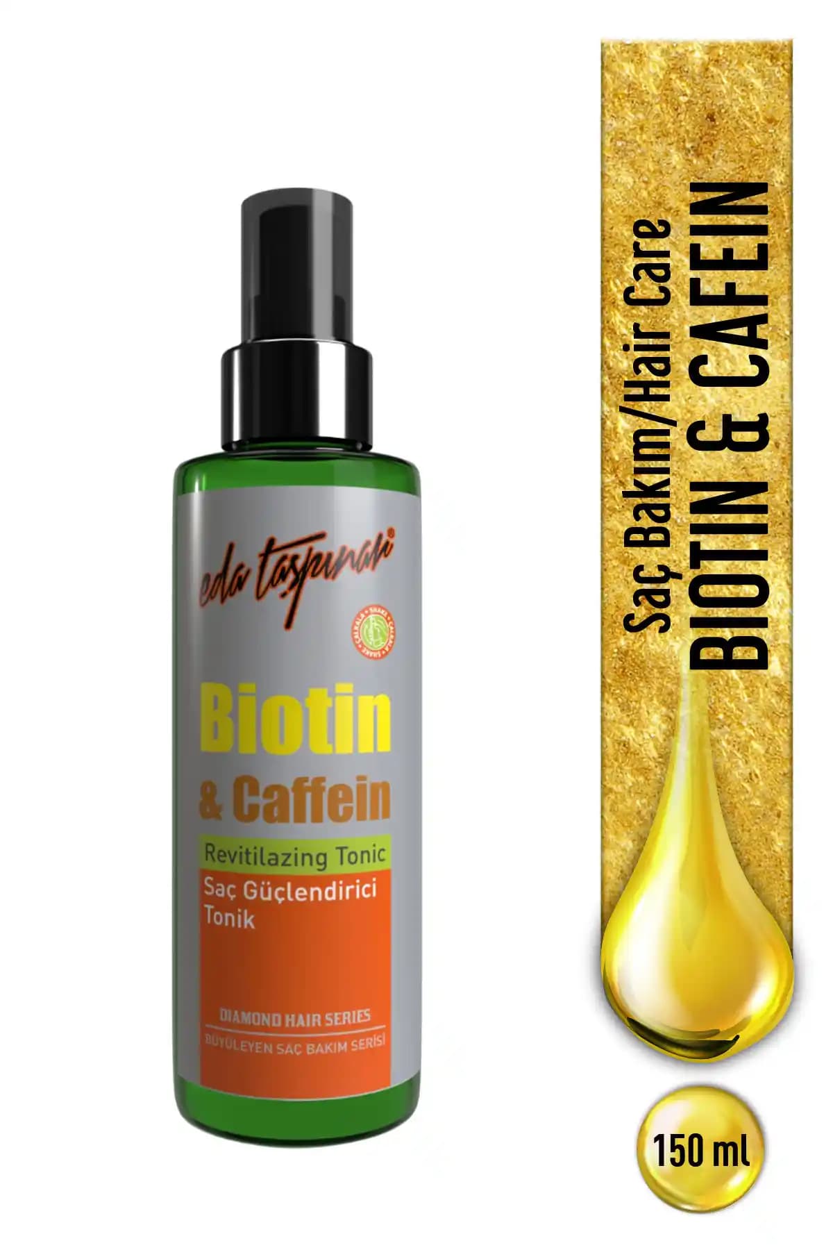Eda Taşpınar Biotin & Kafein Tonik ile Saç Sağlığında Güçlü ve Hacimli Bir Dönem