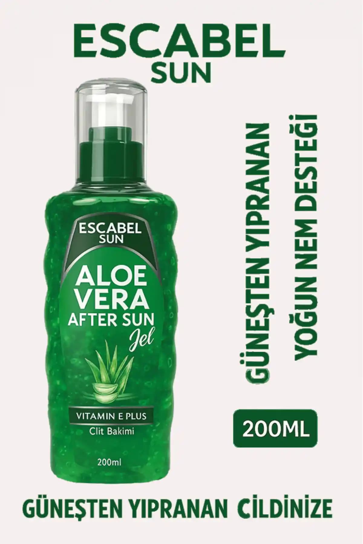 Escabel Sun Aloe Vera After Sun Jel Kremi Güneş Sonrası Ferahlatıcı ve Nemlendirici Çözüm