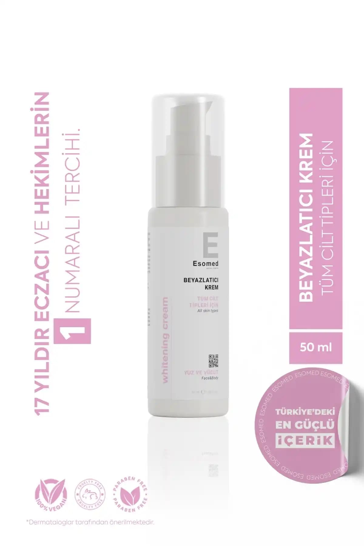 Esomed Vücut Beyazlatıcı Krem: Cilt Tonunu Eşitleyen Güvenli ve Doğal Çözüm