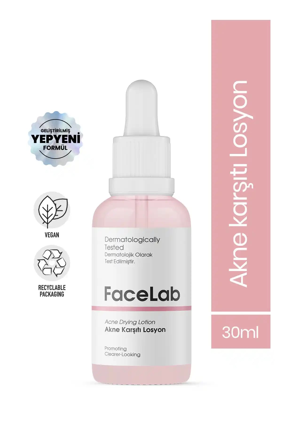 FaceLab Akne Kurutucu Losyonu: Hızlı ve Etkili Noktasal Akne Bakım Çözümü