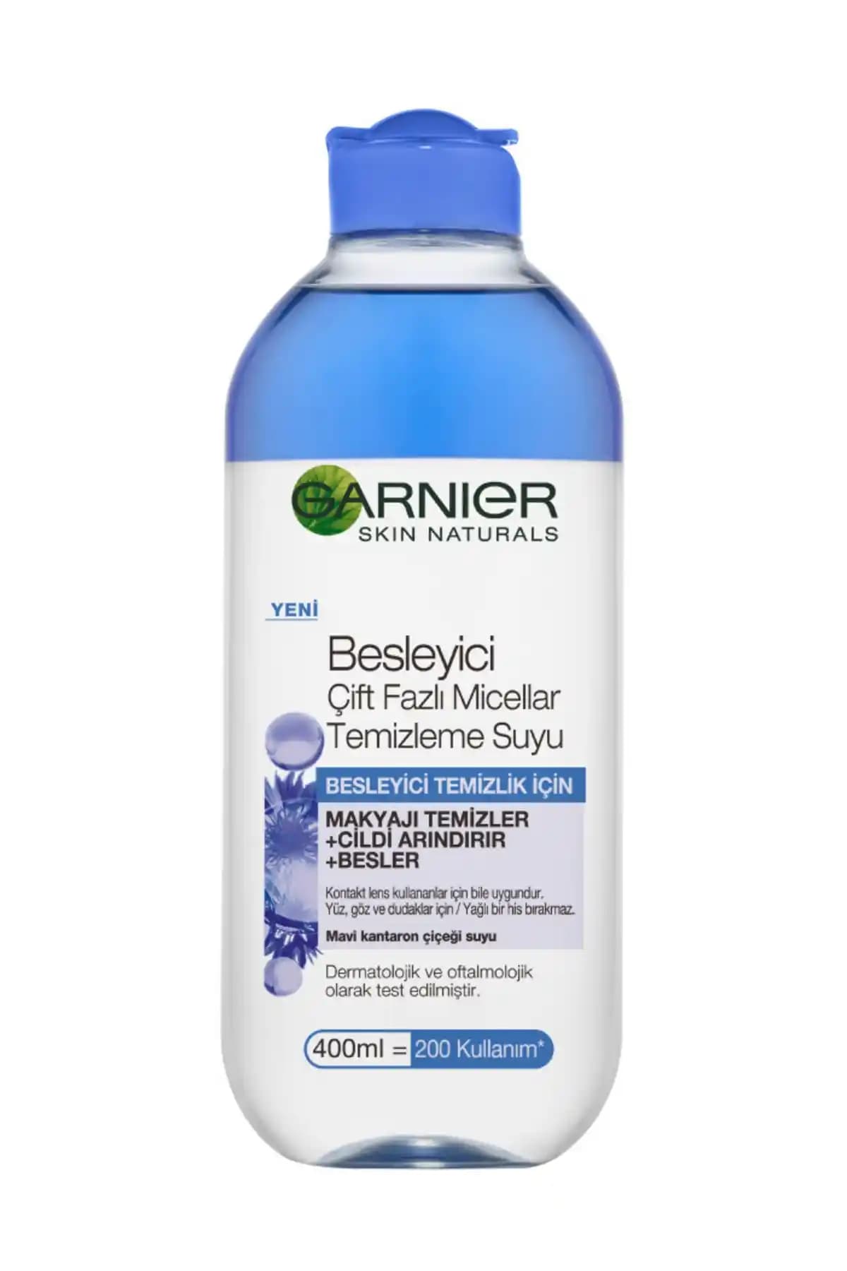Garnier Çift Fazlı Mavi Micellar: Tüm Cilt Tipleri İçin Etkili Makyaj Temizleme Ürünü