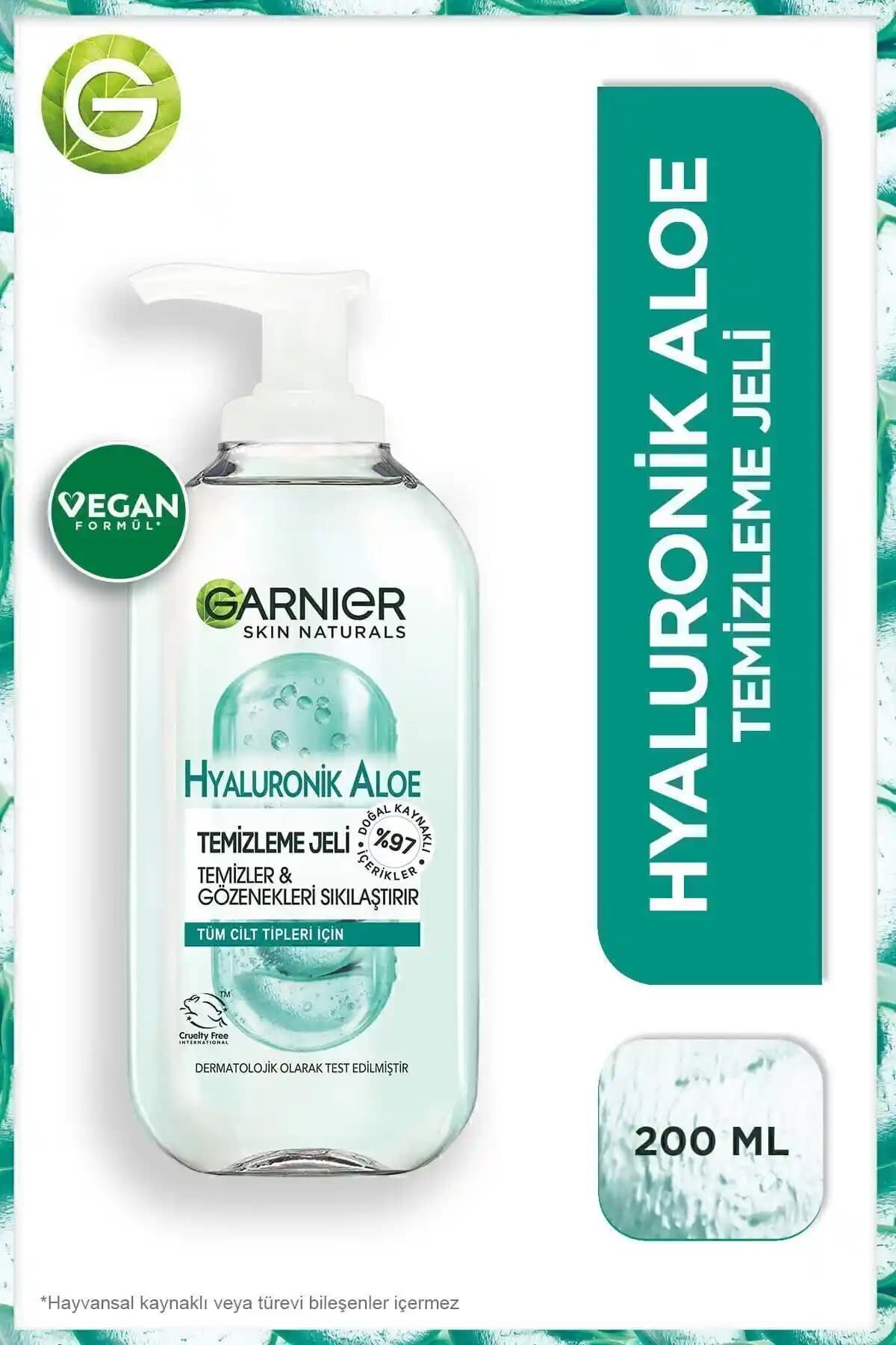 Garnier Hyaluronik Aloe Temizleme Jeli: Cilt Temizliği ve Nemlendirme Uzmanı
