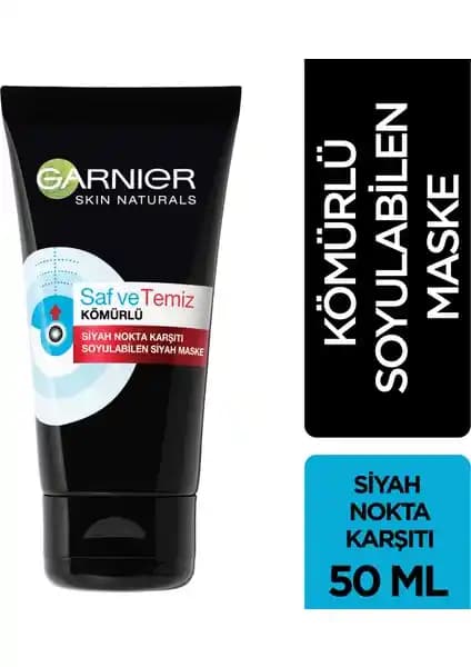 Garnier Kömürlü Siyah Nokta Karşıtı Soyulabilen Maske Cilt Temizliği ve Gözenek Açma
