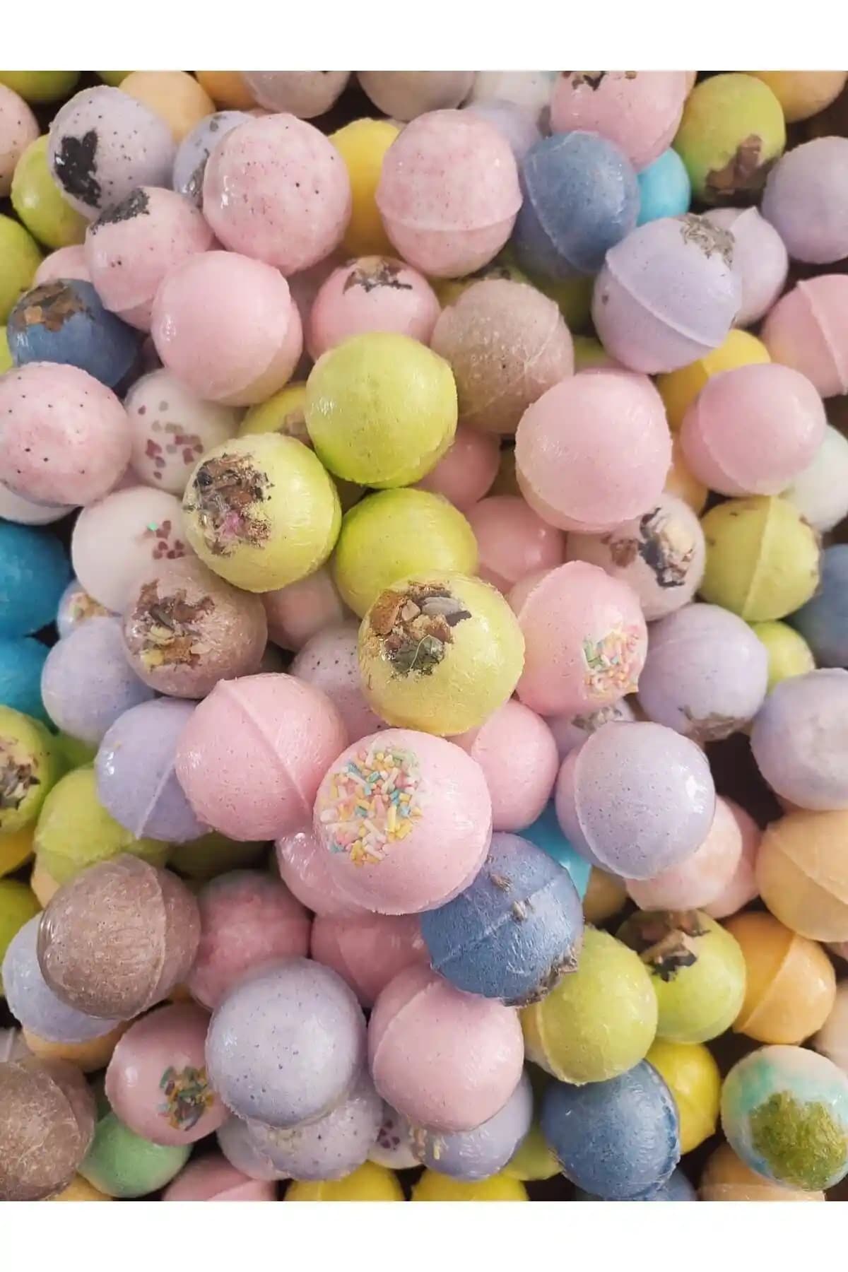 Genel Markalar 50 Adet Karışık Kokular Manikür Boy Nem Bombası Güzellik ve Bakım Ürünleri