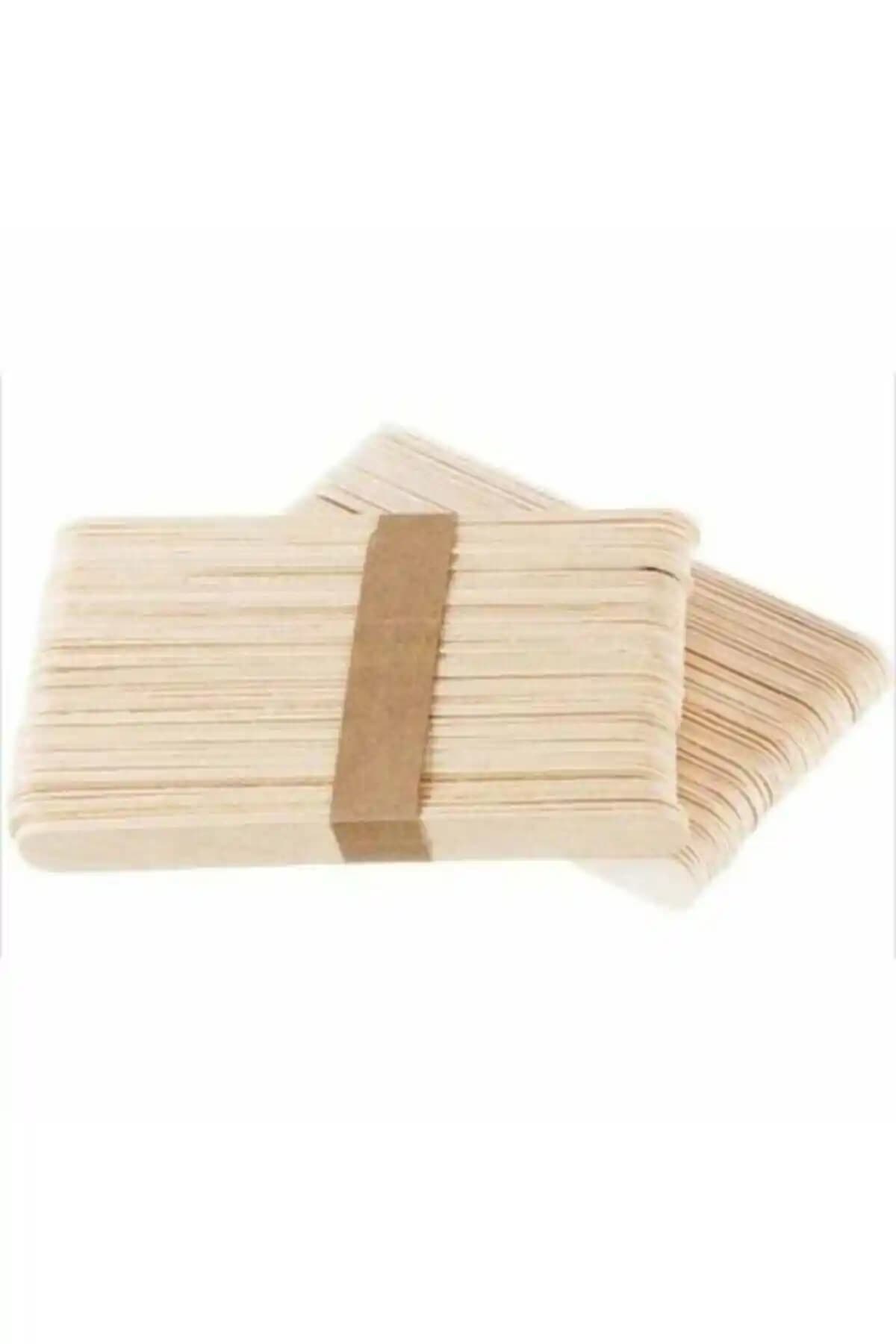 Genel Markalar 50'li Paket Abeslang Tahta Dil Çubuğu Basacağı Ağda Uygulamaları İçin Uygun