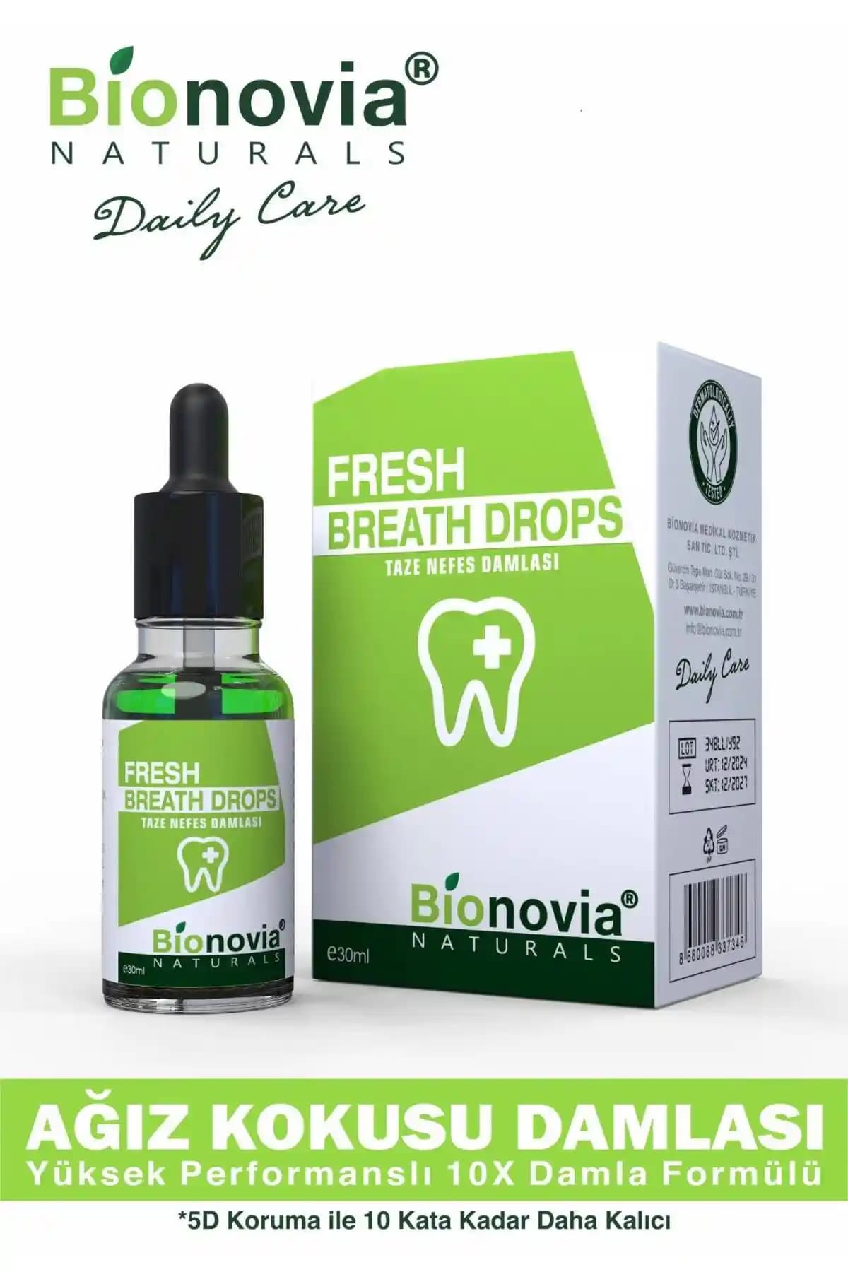 Genel Markalar Ağız Kokusu Önleyici Nefes Tazeleyici Damla 30 ml doğal ve etkili ağız bakım ürünü