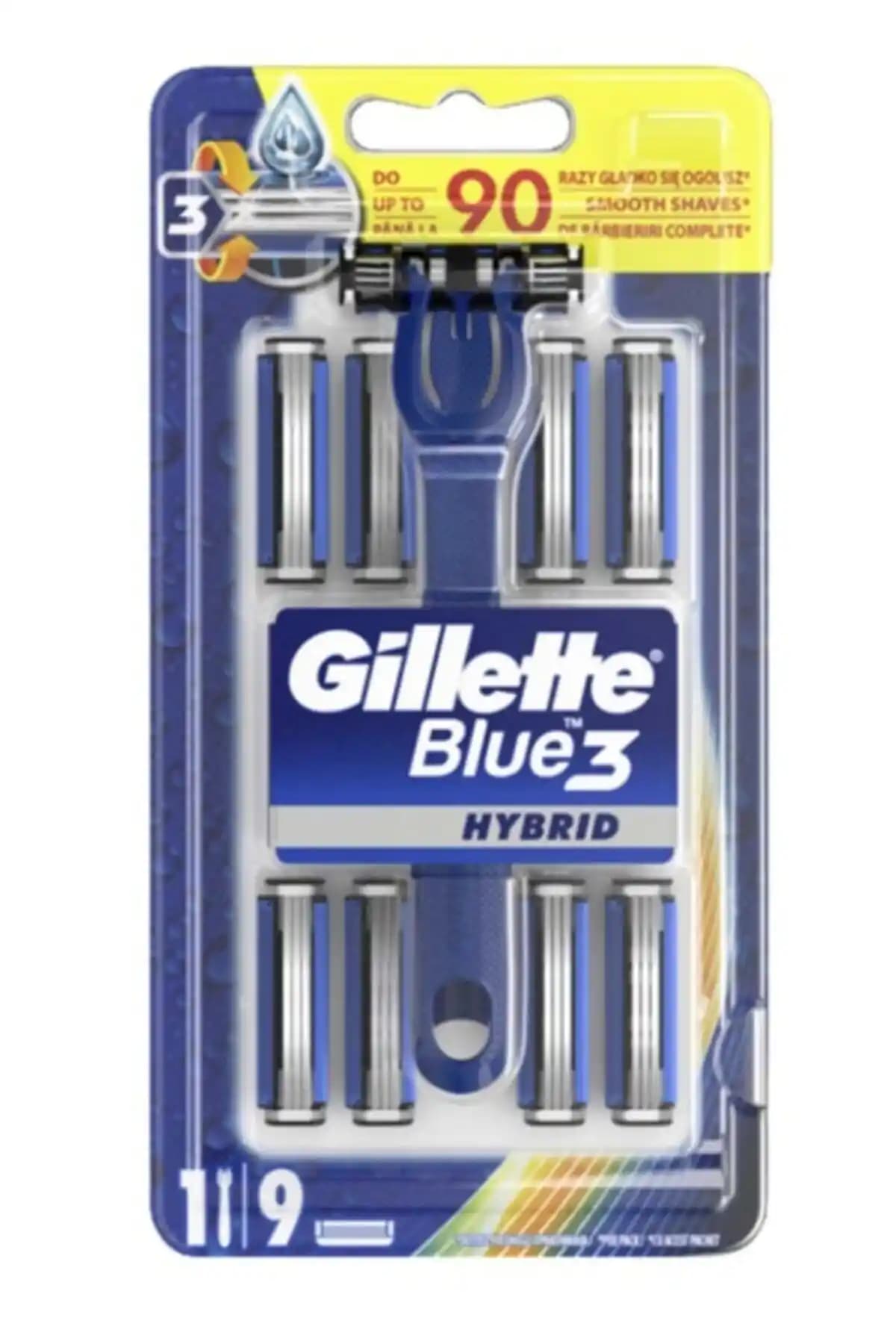 Gillette Blue-3 Hybrid Yedek Tıraş Bıçağı: Hassas Ciltler İçin Güvenilir ve Konforlu