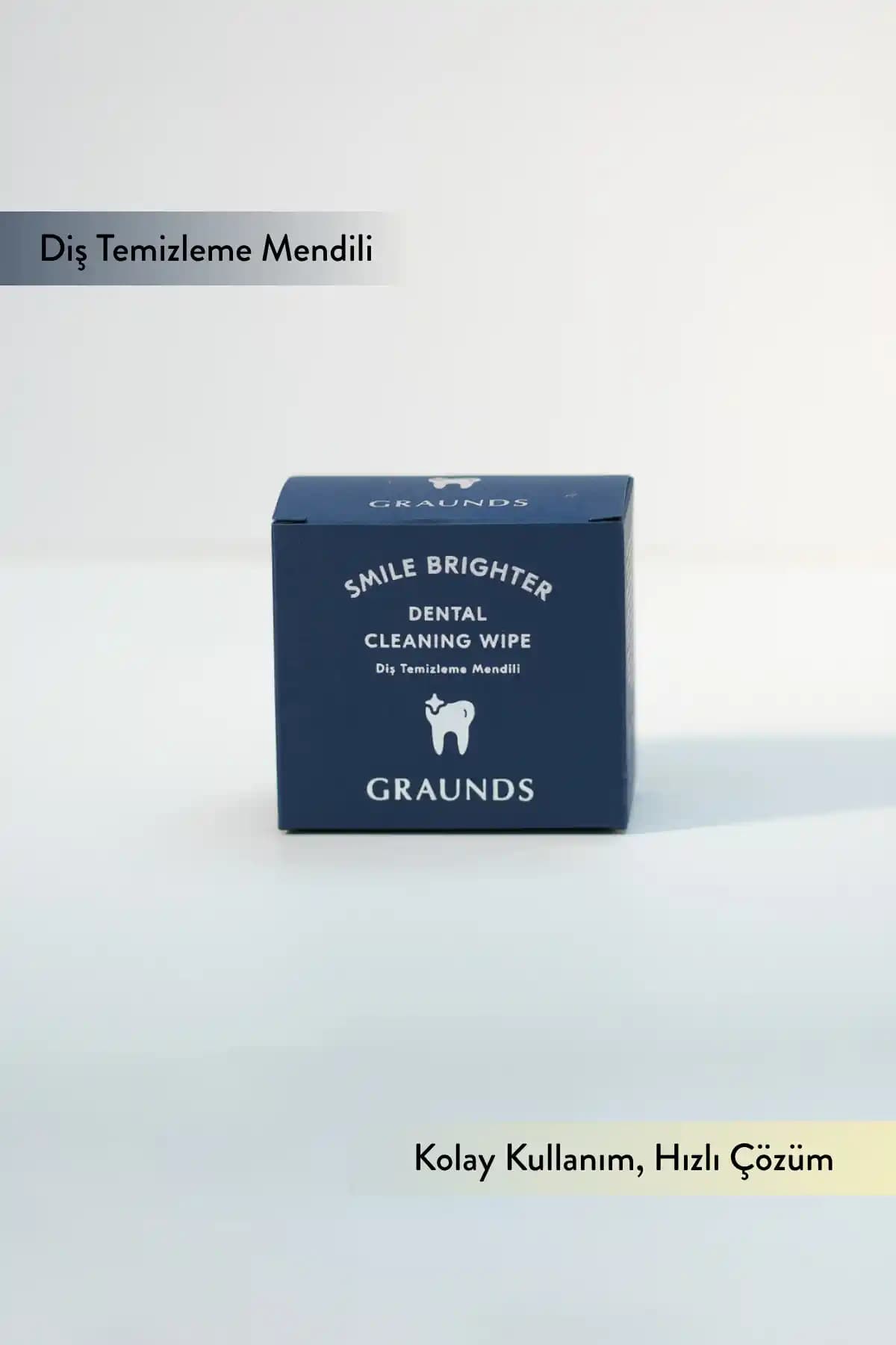 Graunds Diş Temizleme Mendili 15'li Pratik ve Doğal İçeriklerle Günlük Ağız Bakımı