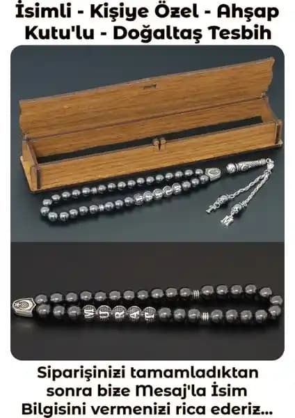 Hematitten Yapılan Kişiye Özel Tesbih: Şık ve Anlamlı Takı Seçeneği