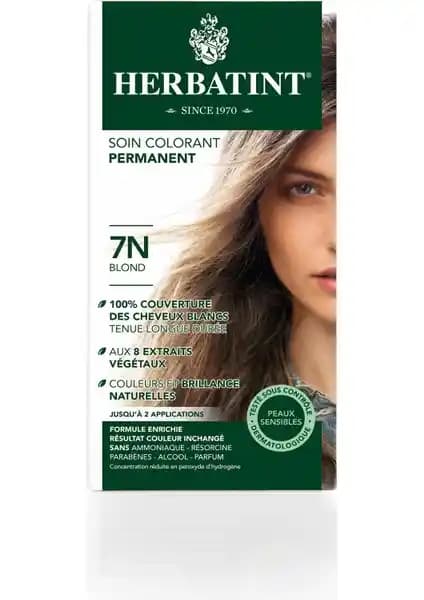 Herbatint Kalıcı Bitkisel Saç Boyası Blonde 7N Sarı Doğal ve Güçlü Renk Seçeneği