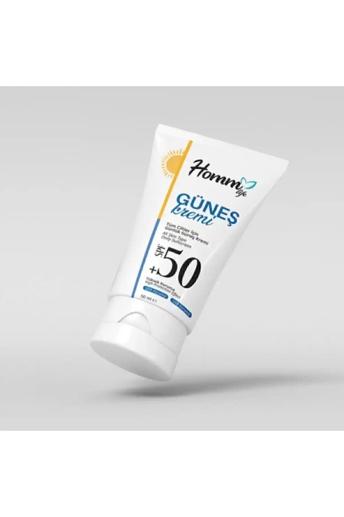 Homm Life Güneş Kremi 50 SPF 50 ml - Doğal ve Güçlü Güneş Koruyucu Ürün
