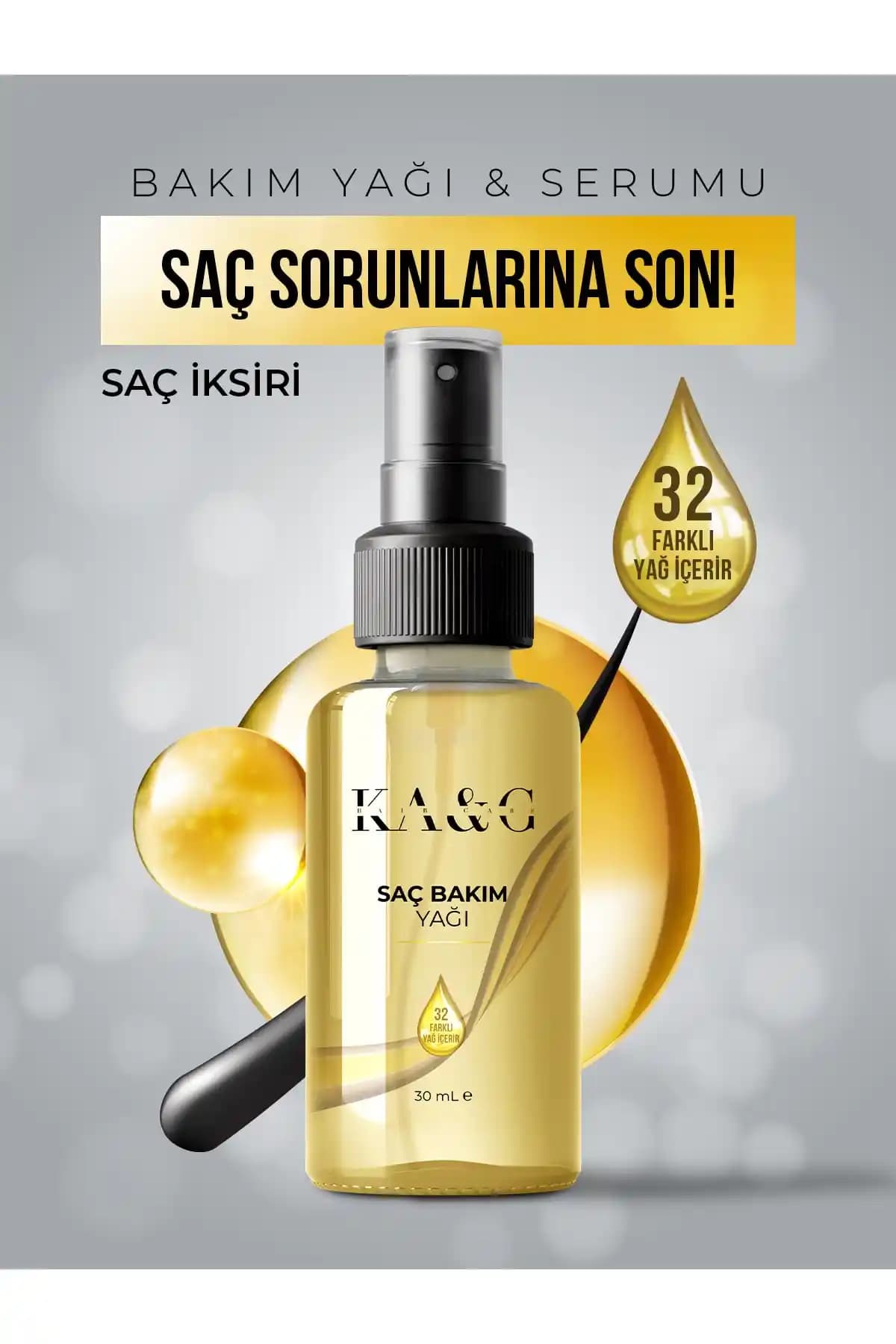 Ka&g Hair Care Saç İksiri: Doğal ve Etkili Saç Bakımı İçin Güçlü Bitkisel Formül