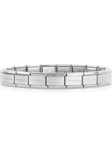 Kadın Çelik İtalyan Gümüş Charm Bileklik: Şıklık ve Dayanıklılık Bir Arada