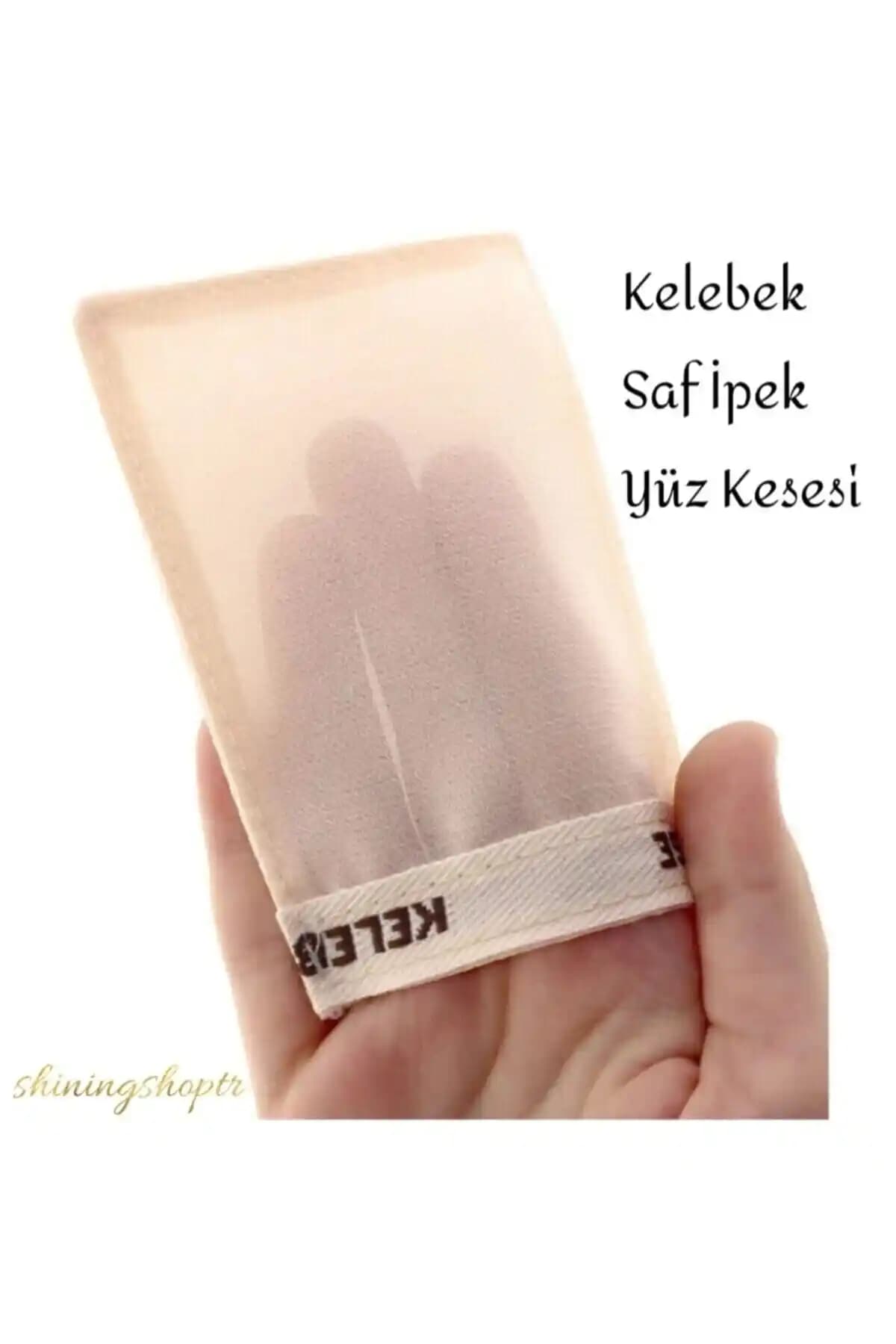 Kelebek Kese Harem Ipek Yüz Kesesi ile Derinlemesine Temizlik ve Cilt Yenileme