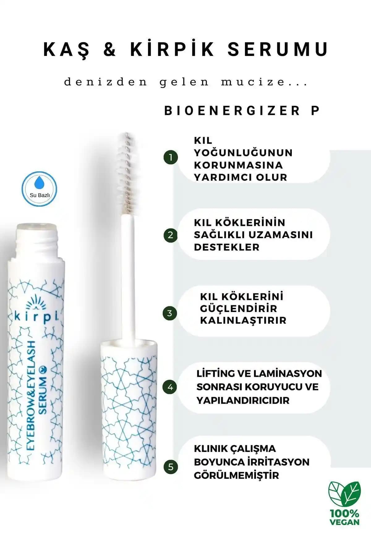 Kirpi Kaş ve Kirpik Güçlendirici Serum: Doğal ve Etkili Bakım Çözümü