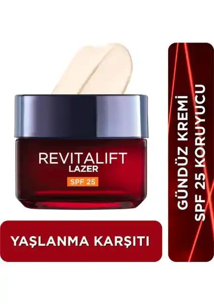 L'Oréal Paris Revitalift Lazer X3 GKF25 Cilt Bakım Kremi Klinik ve Kullanıcı Sonuçlarıyla Güçlü Etki