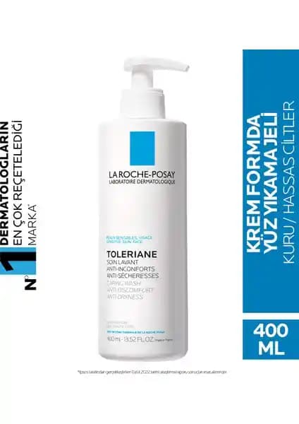 La Roche-Posay Toleriane Caring Krem Temizleyici Hassas ve Kuru Ciltler İçin Güvenilir Bakım Ürünü